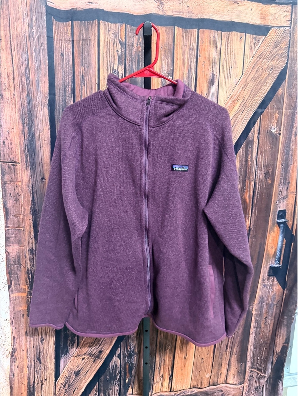 Patagonia maroon Full-Zip Fleece Jacket XXL